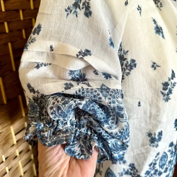 NWT Nanette Lepore floral print summer top S - Picture 4 of 12